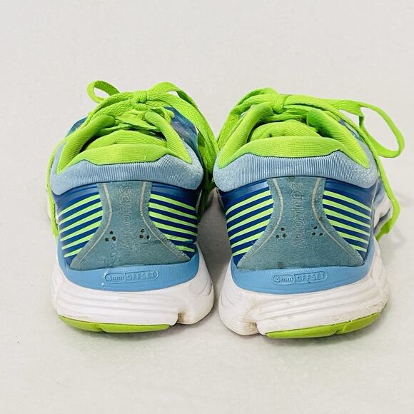 Saucony Kinvara 5 Womens 9.5 Running Shoes S10238-3 Blue Green Sneakers Trainers - Picture 10 of 12